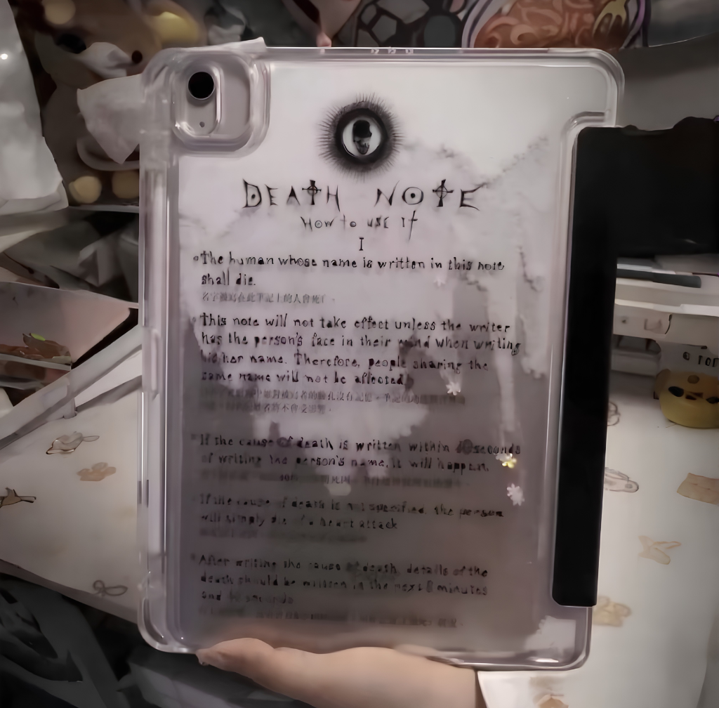 Death note iPad case